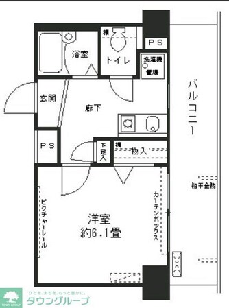 アルテーヌ新横浜の物件間取画像